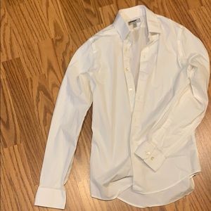 Express 1MX Fitted Dress Shirt